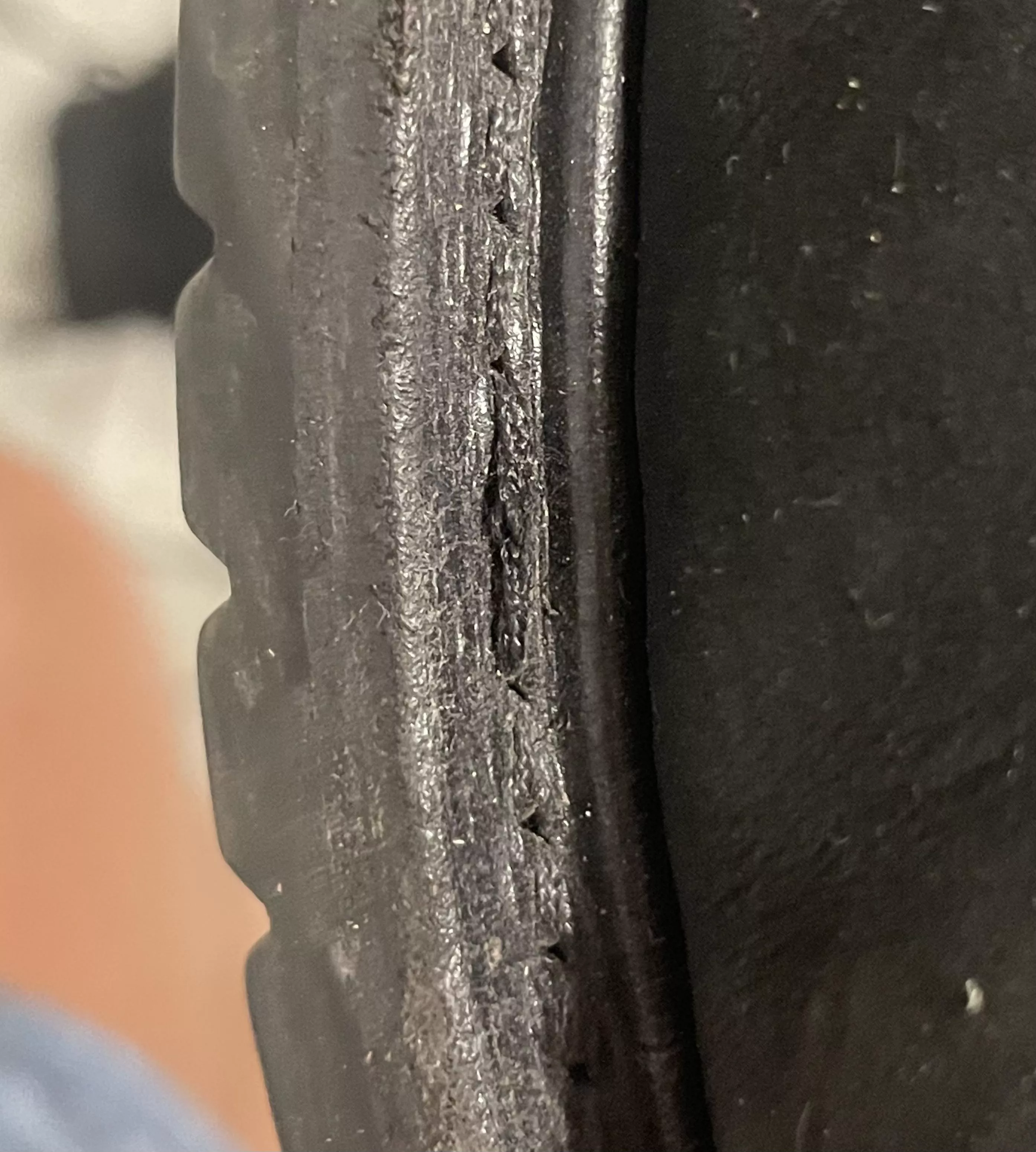 Welt stitch coming undone