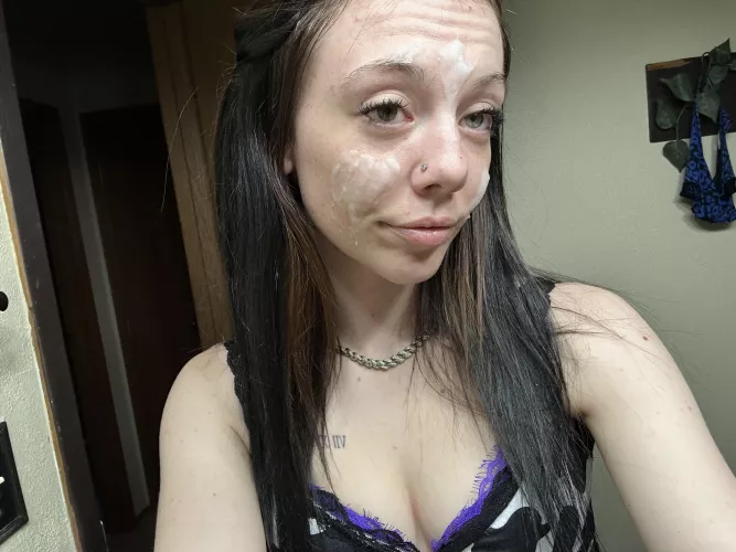 Will you skip work to add more cum to my face?