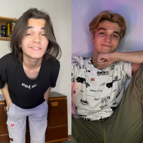 1 year difference, should I be blond or brunette?