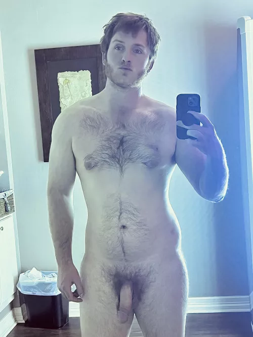 23 but real hairy. Must be the Scottish descent.