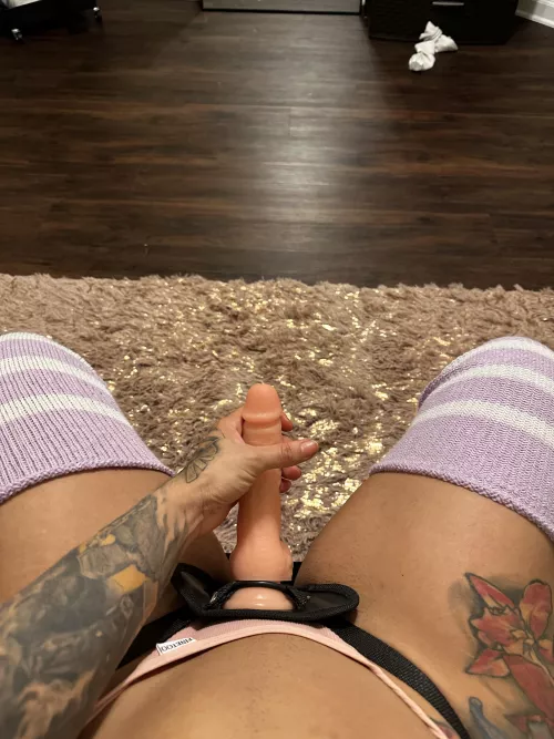 Bend your ass over and I'll slide it in gently for you