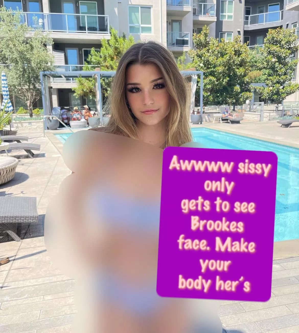 Brooke makes you go sissy bimbo