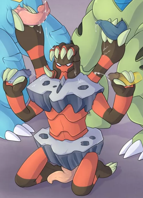 Catch them all challenge #689 - Barbaracle (shadowpelt)