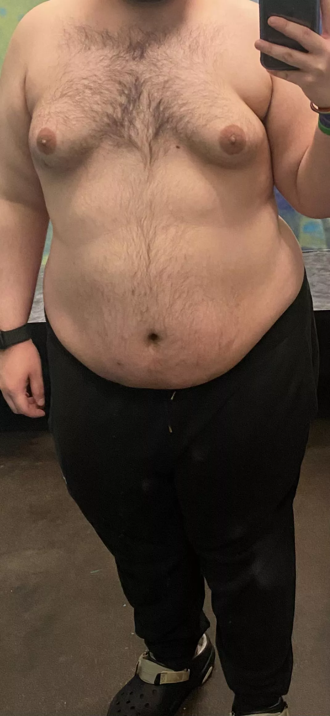 Couldn’t help but take a pic in the fitting room 😉