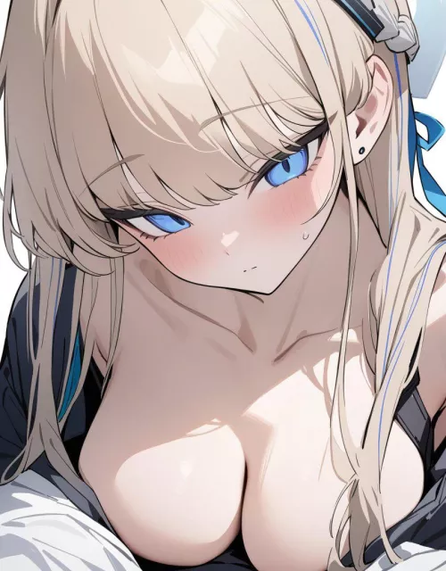 Cute perky angel waifu