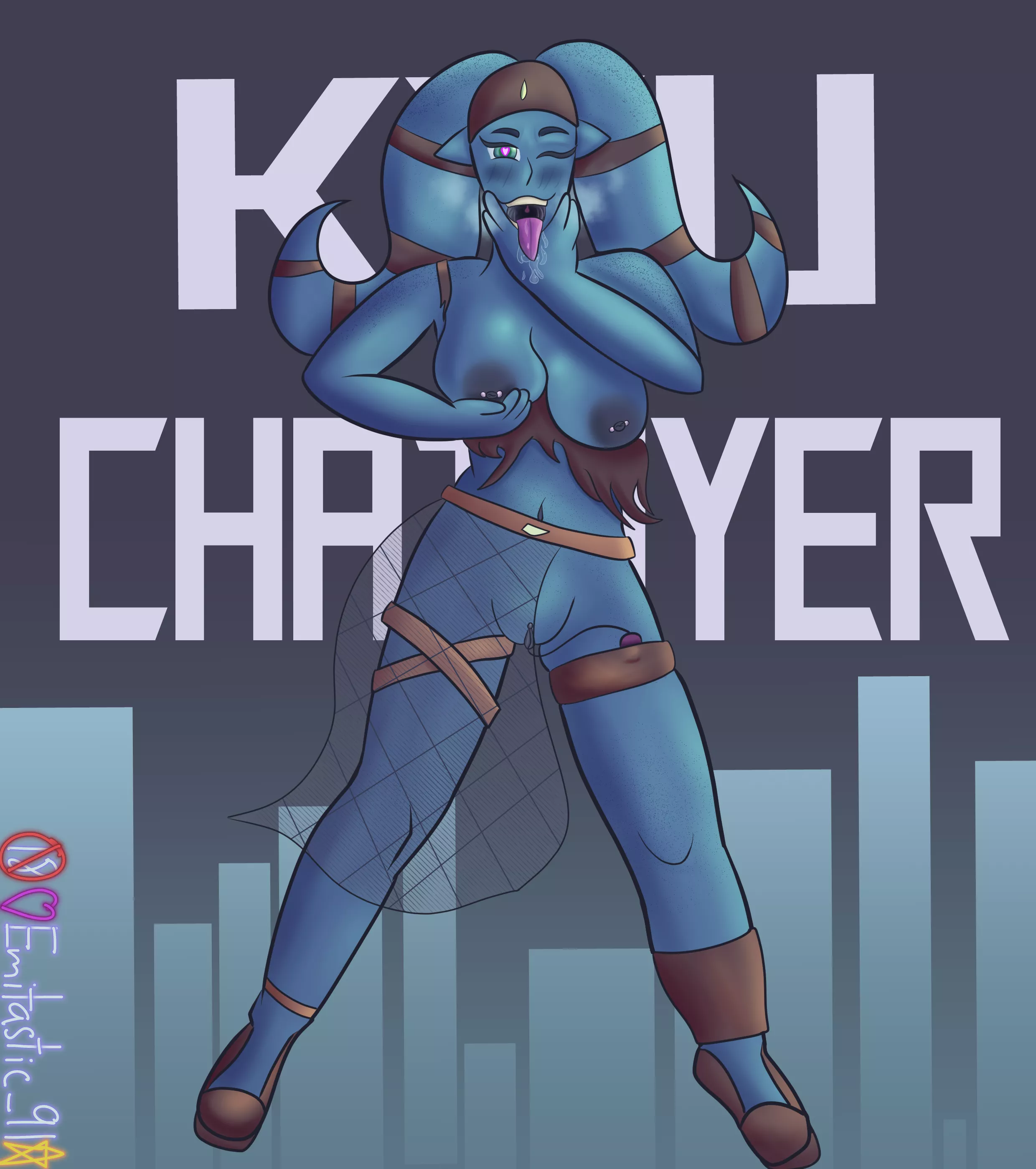 Eager Twi'lek (Art by me:Emitastic_91)