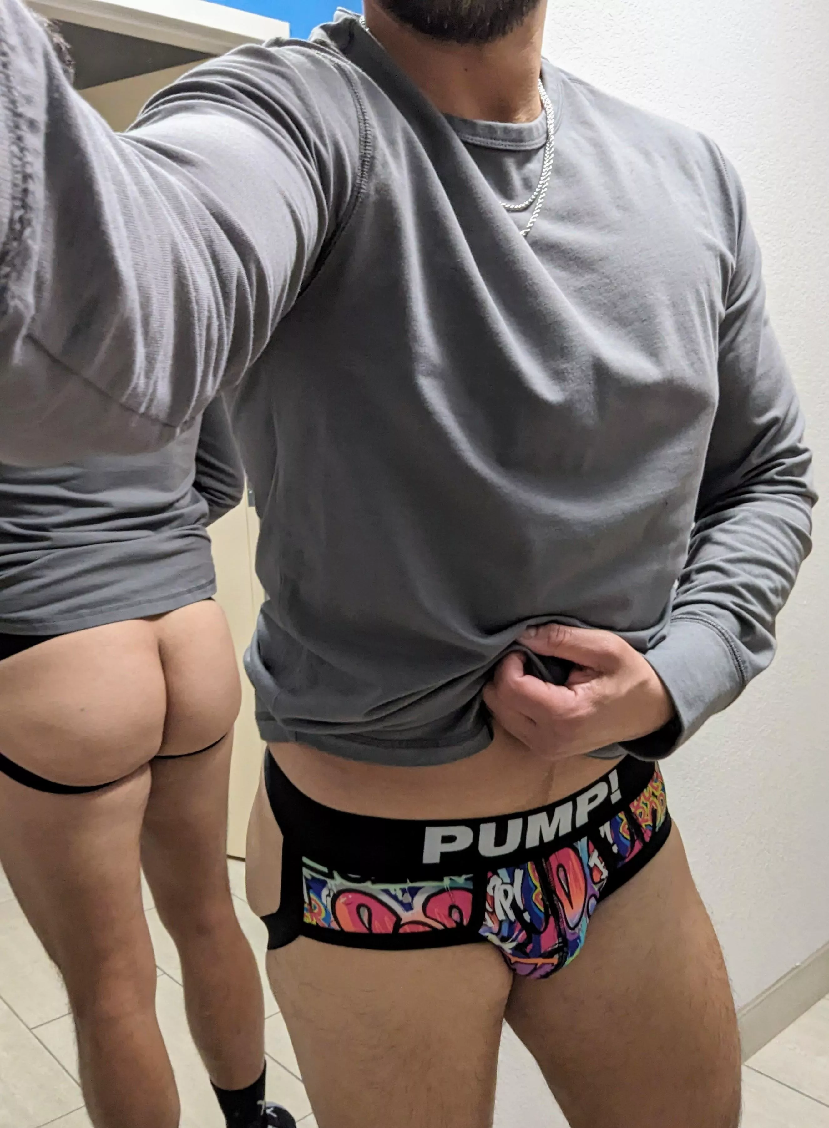 Enjoying the new pair.