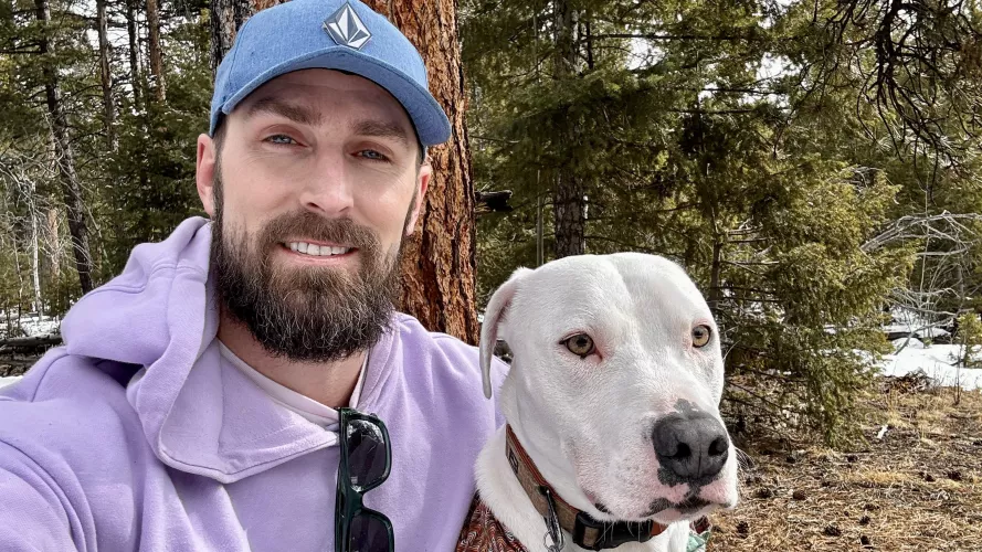 Enjoying warmer weather