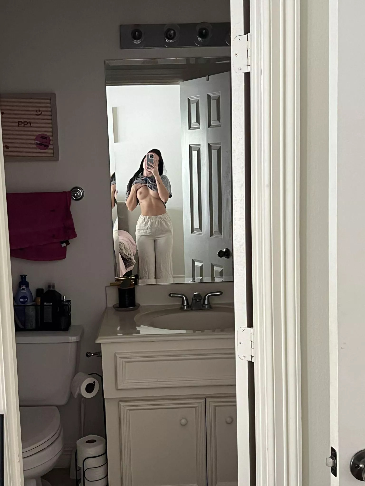 I can get naked if you ask me to