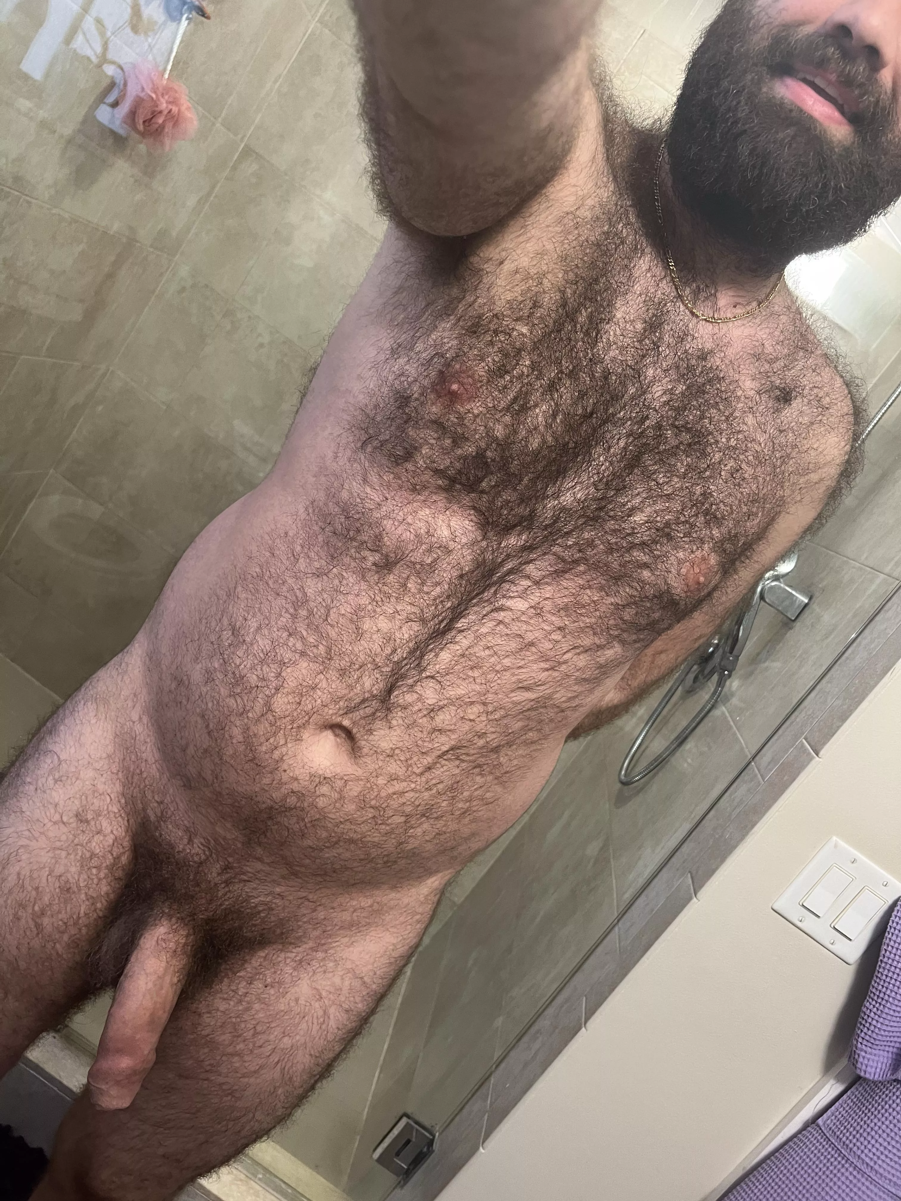 Insanely hairy… you should see my backside