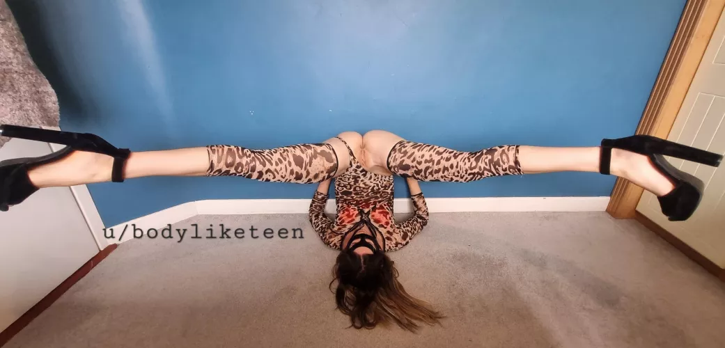 Is the most spreadagle you've ever seen? :D