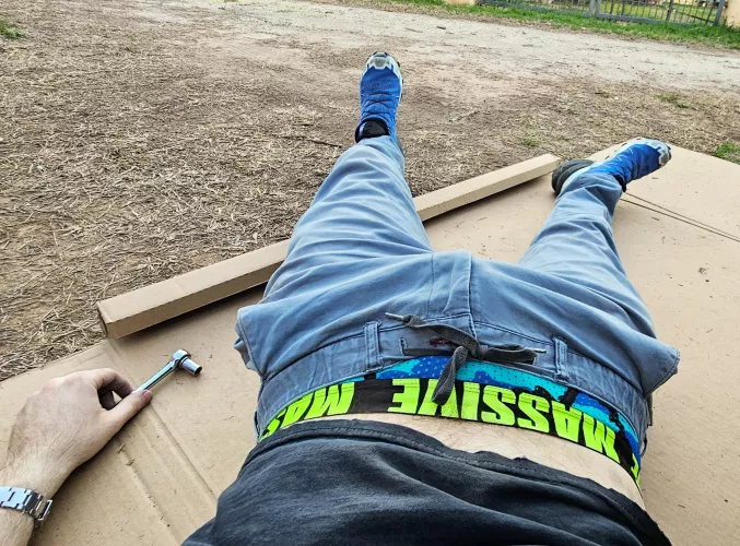 Just working on the car..