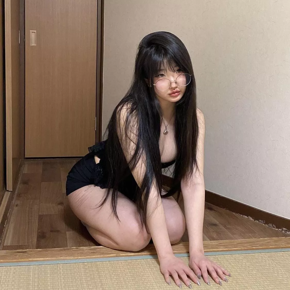 Kneeling and begging for