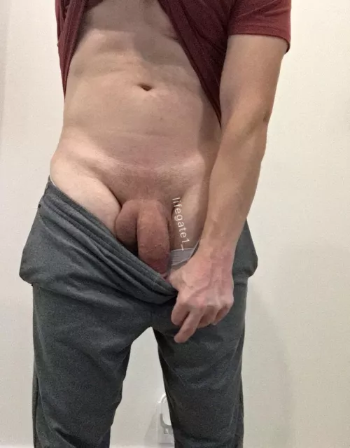 Love showing this fat softie in locker room 