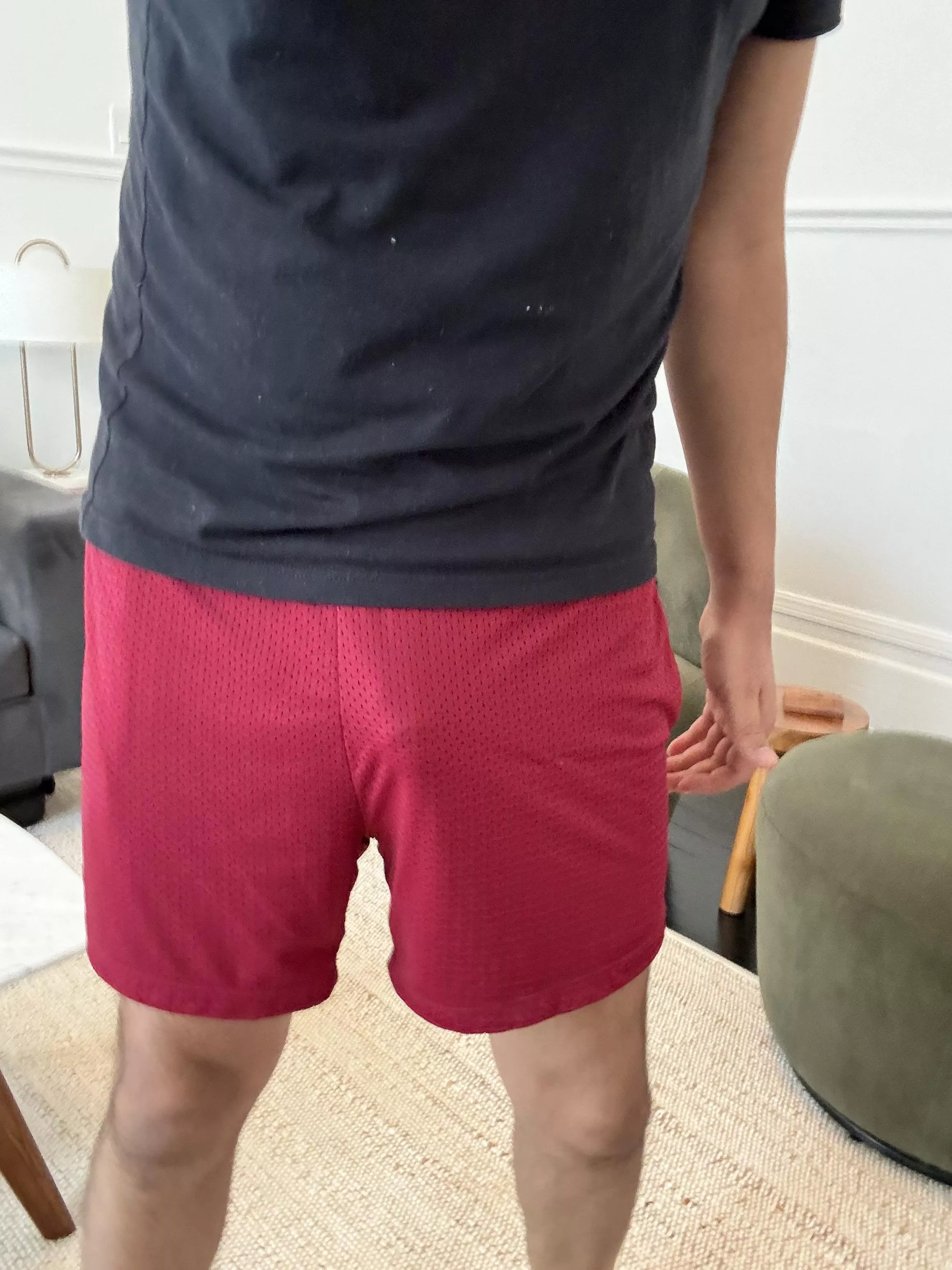 My comfiest pair of shorts but wonder if to revealing for going outside