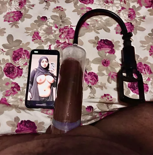 My gf from back home , It’s been 2 years , this pump is for her . 🤞🏾