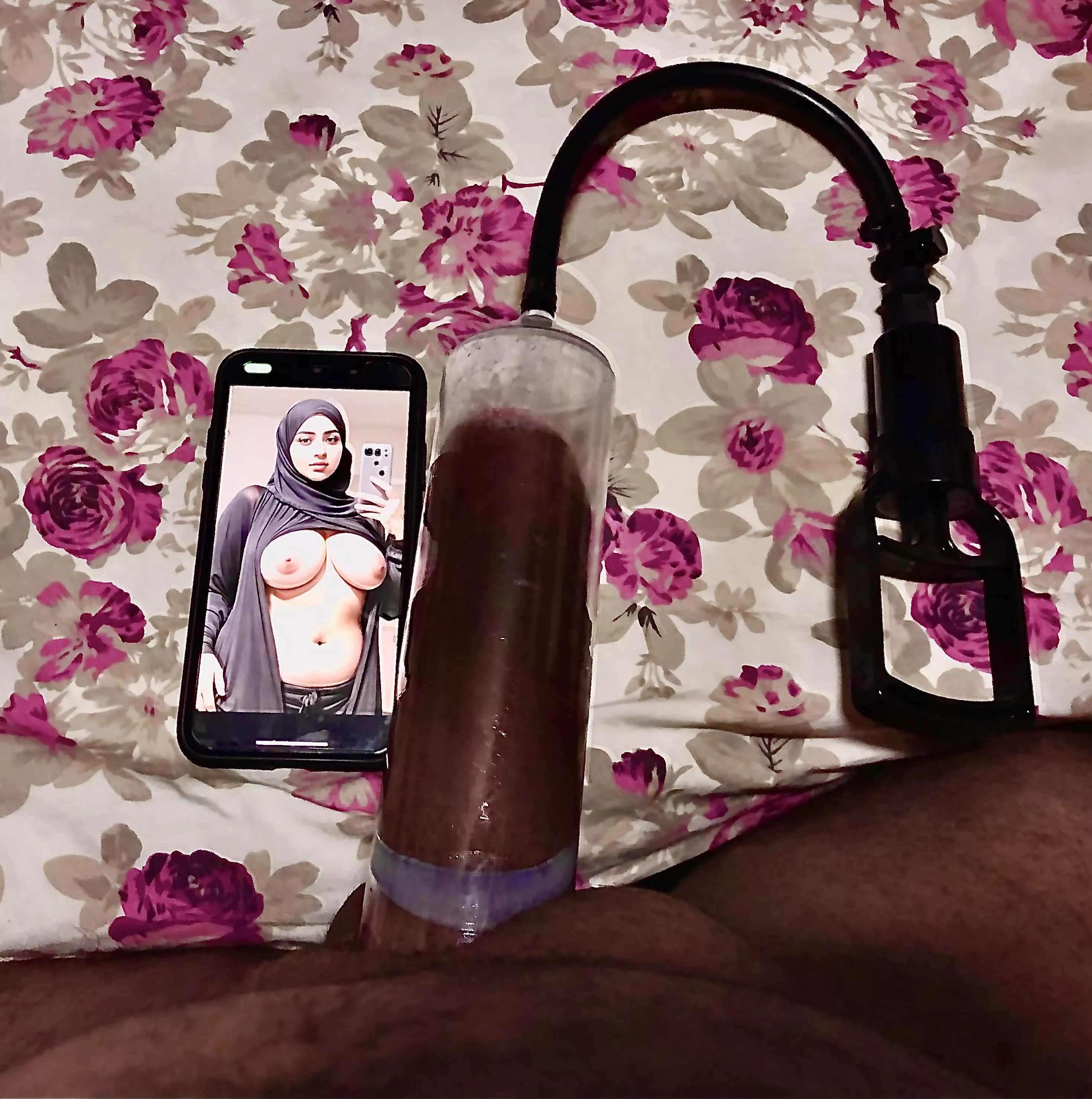 My gf from back home , It’s been 2 years , this pump is for her . 🤞🏾