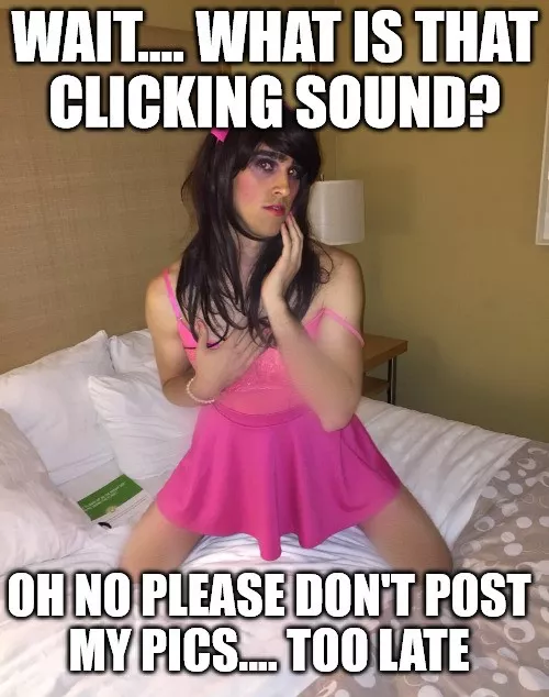 My Sissy Cindy is the perfect little dick exposure slut😈
