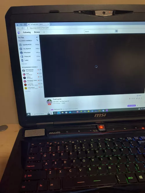 My twitch stream won't show up