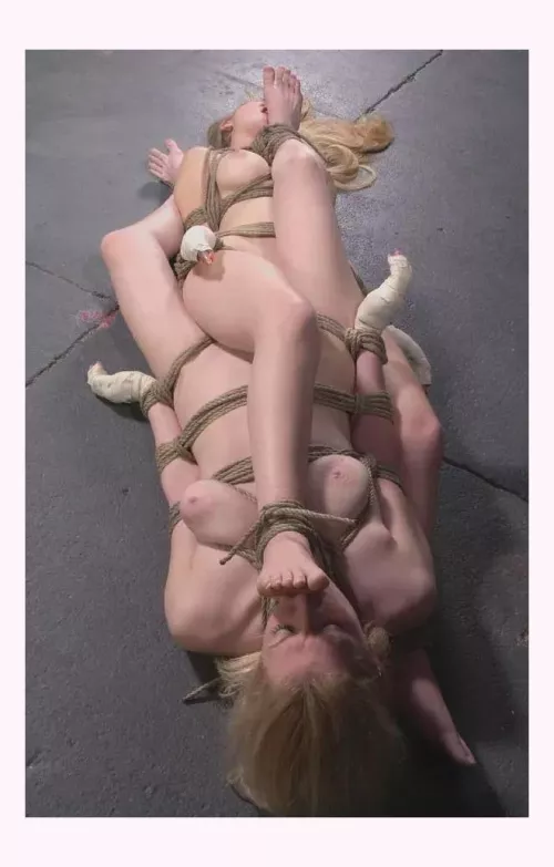 Naked Pretzel Bondage...
