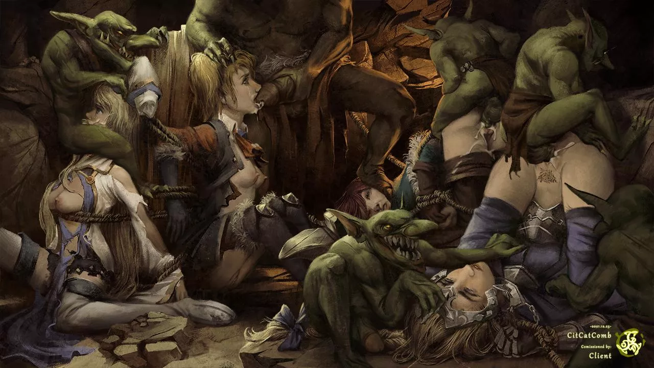 Priestess lose (citcatcomb)[goblin slayer]