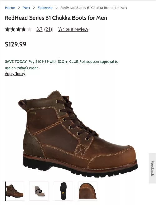 RedHead Series 61 Boots - Similar pair but more airflow?