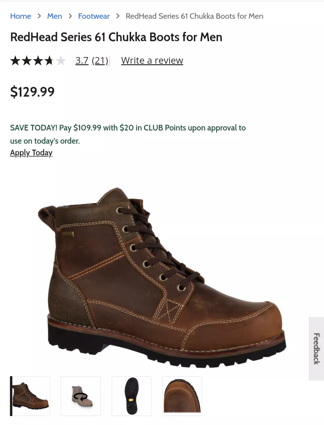 RedHead Series 61 Boots - Similar pair but more airflow?