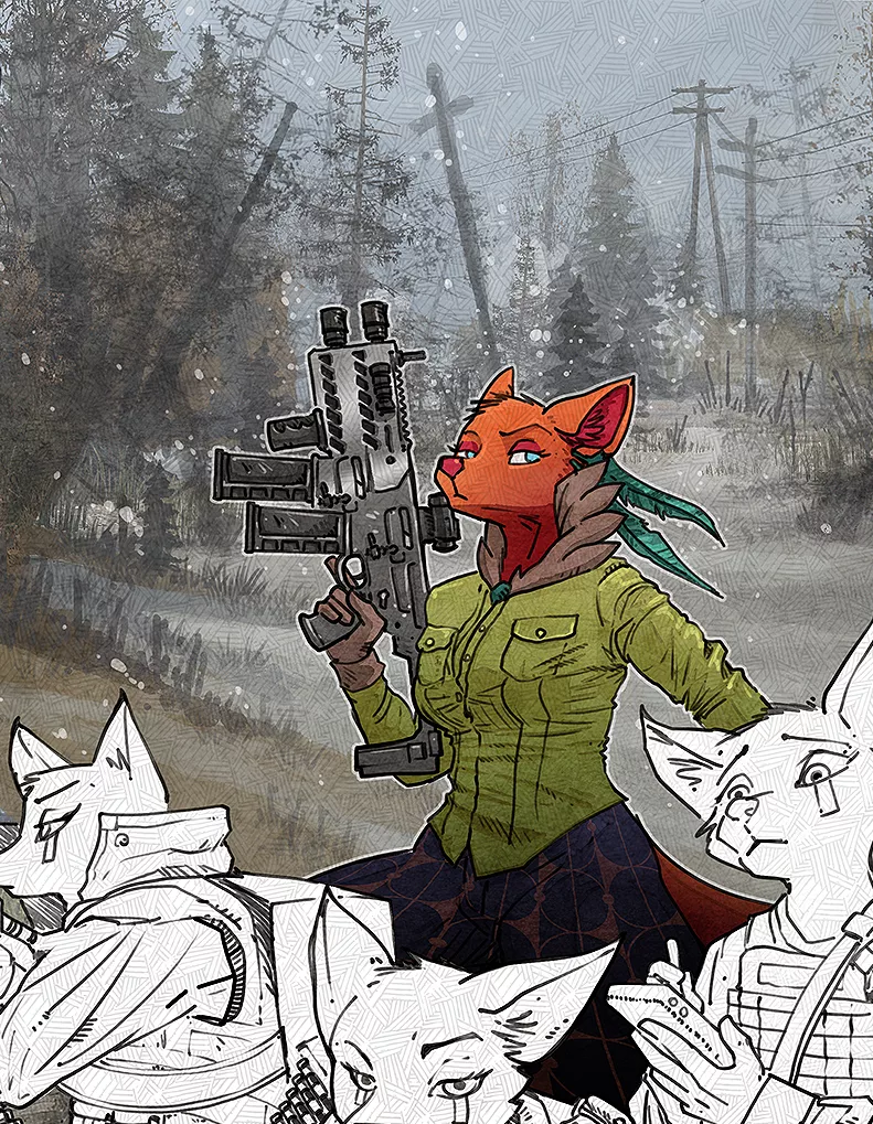 Remy in the Swamp (Ashpond OC)