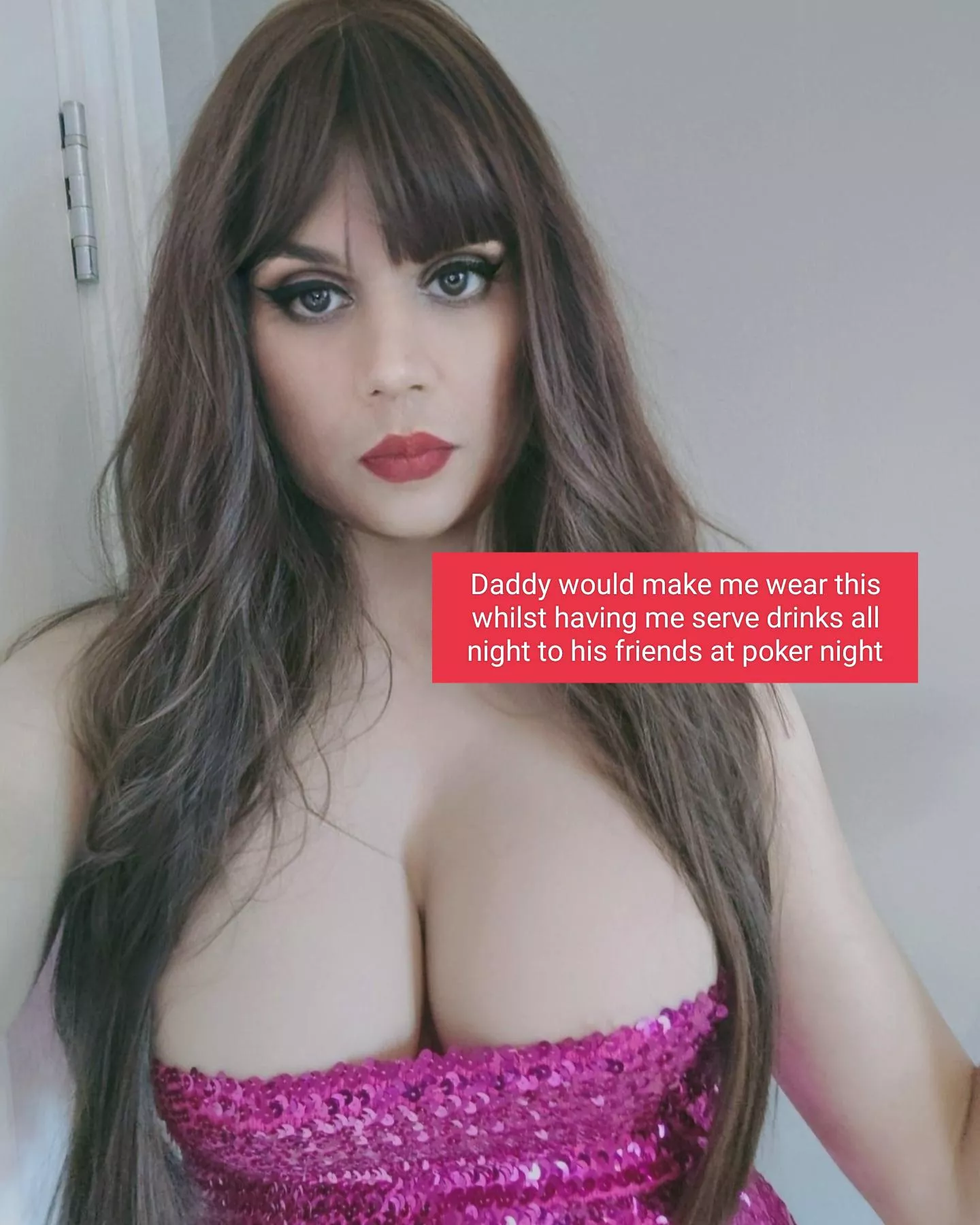 Serving Daddy's friends