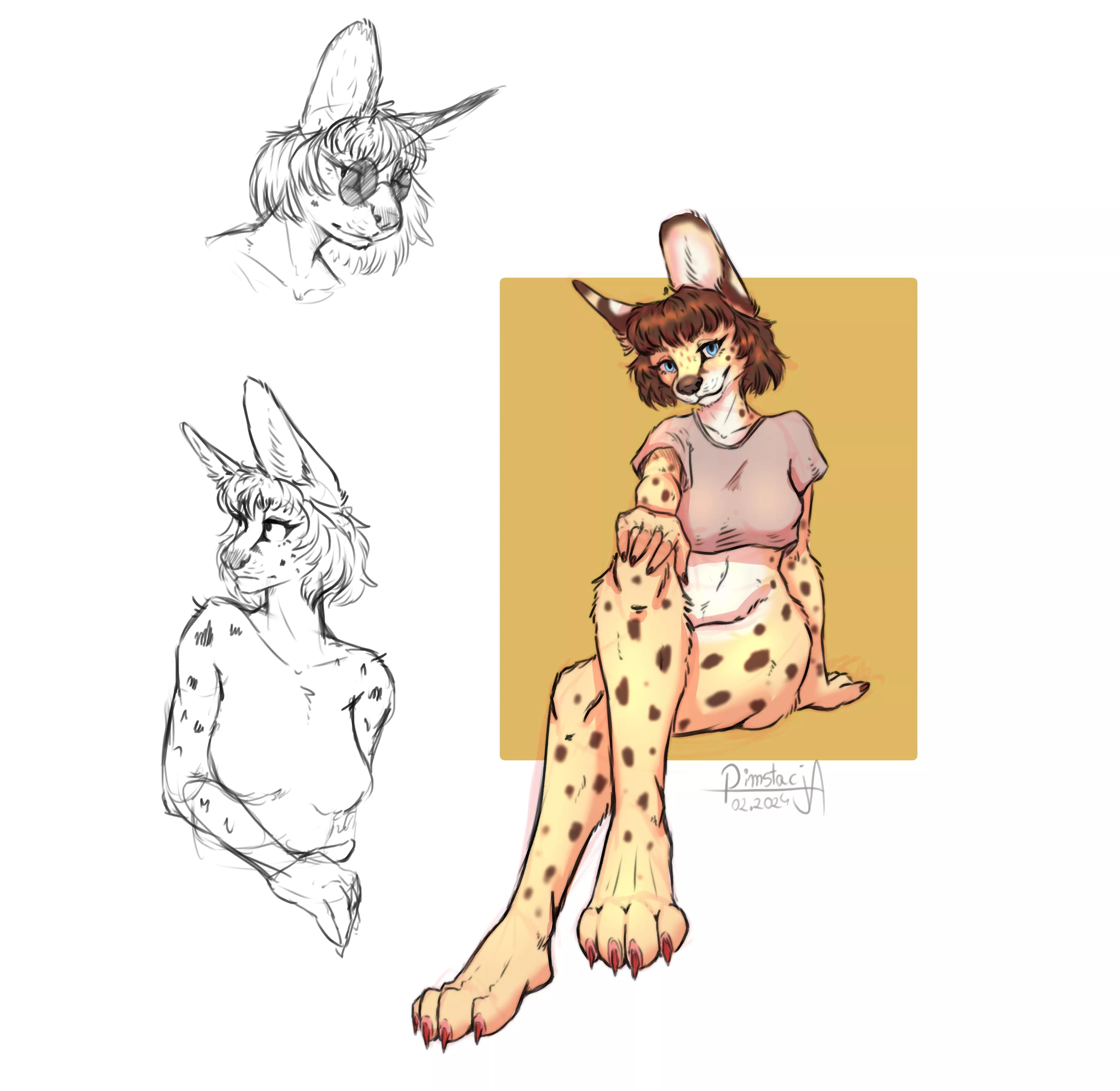 she painted her nails, what do you think? (by me @Pimstacja)