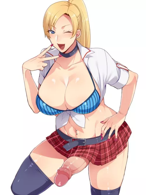 She's got a thick dick