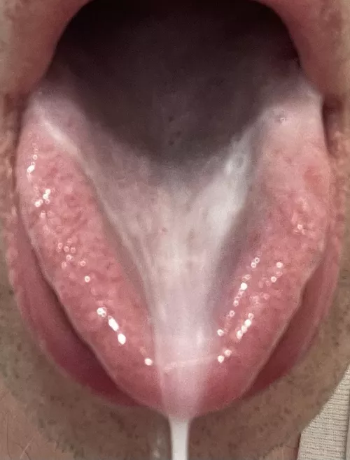 So much cum in my mouth