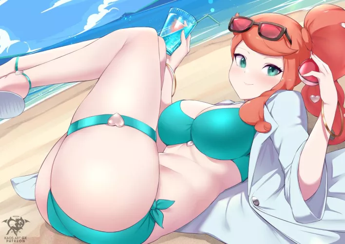 Sonia At The Beach [Pokemon]