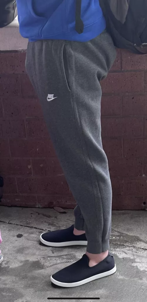 Spotted this guy adjusting at the airport. Think he was hard?