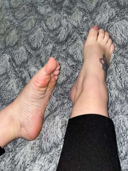 Tattooed tops or wrinkly meaty soles? 