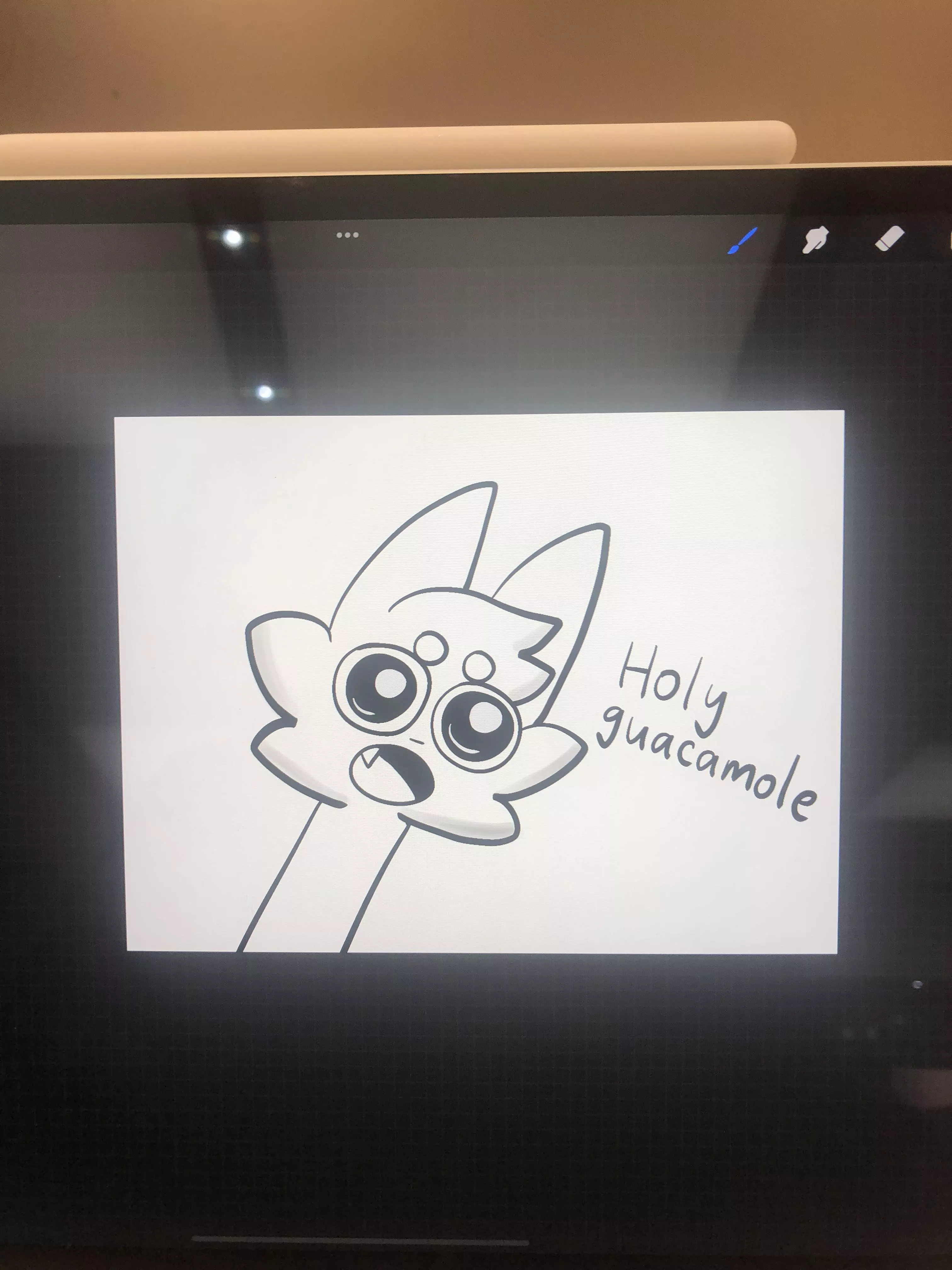 Terrorizing the Apple Store with furry art