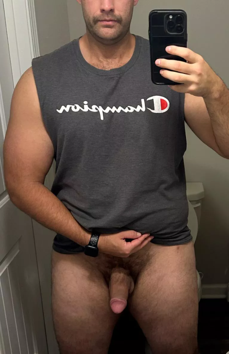 That post sauna feel almost makes me look hung 