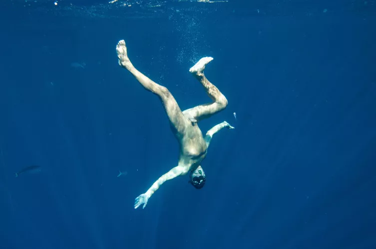 Underwater acrobatics