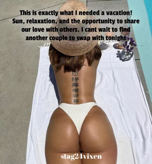 Vixen wifey on vacation