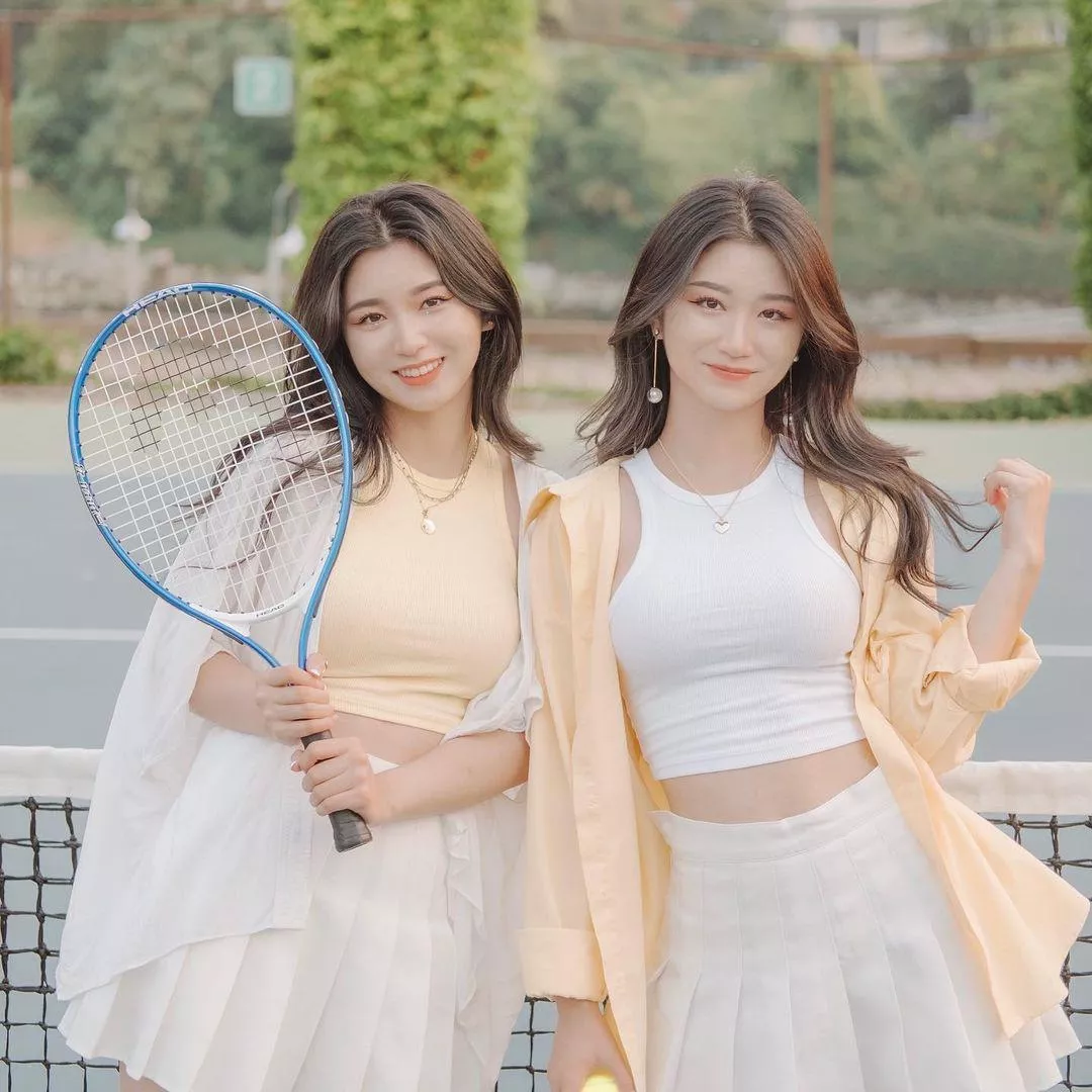 Which twin gets bent over first?