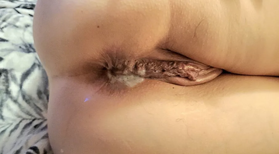 Would you use the cum as lube for my ass or clean it up