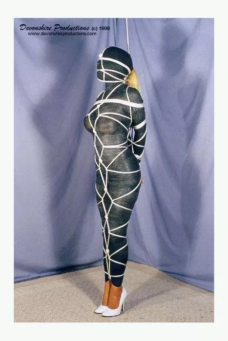 Wrapped then secured with rope :)