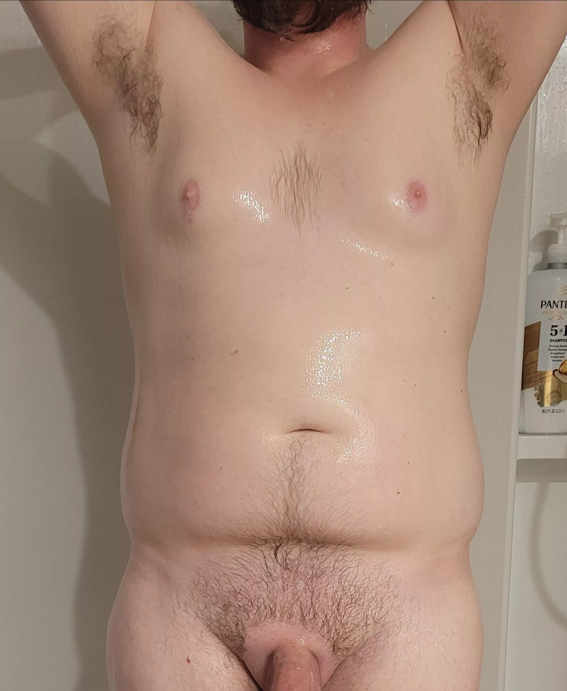 A hot shower is always a nice way to start the day.