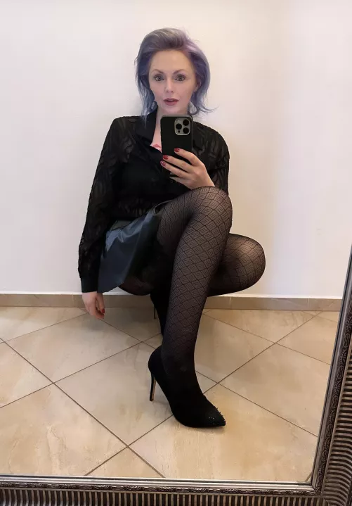 Black Spiked stilettos