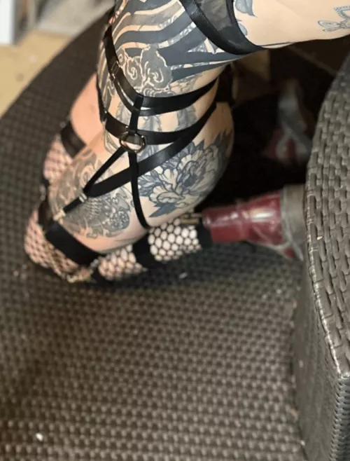 Docs and lingerie seemed like a great combo