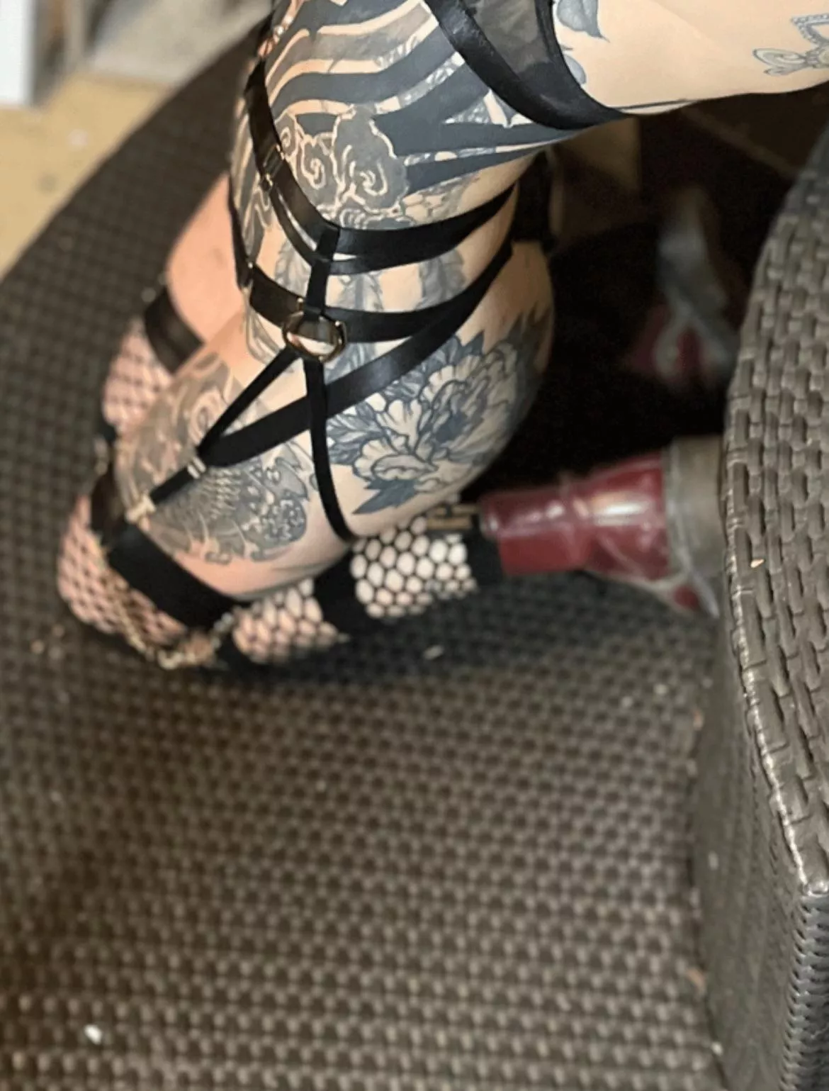 Docs and lingerie seemed like a great combo