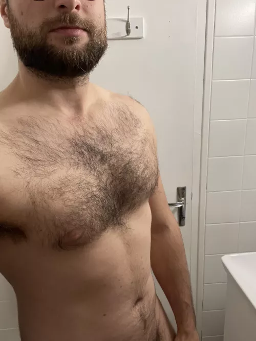 Does my chest hair looks good yet?