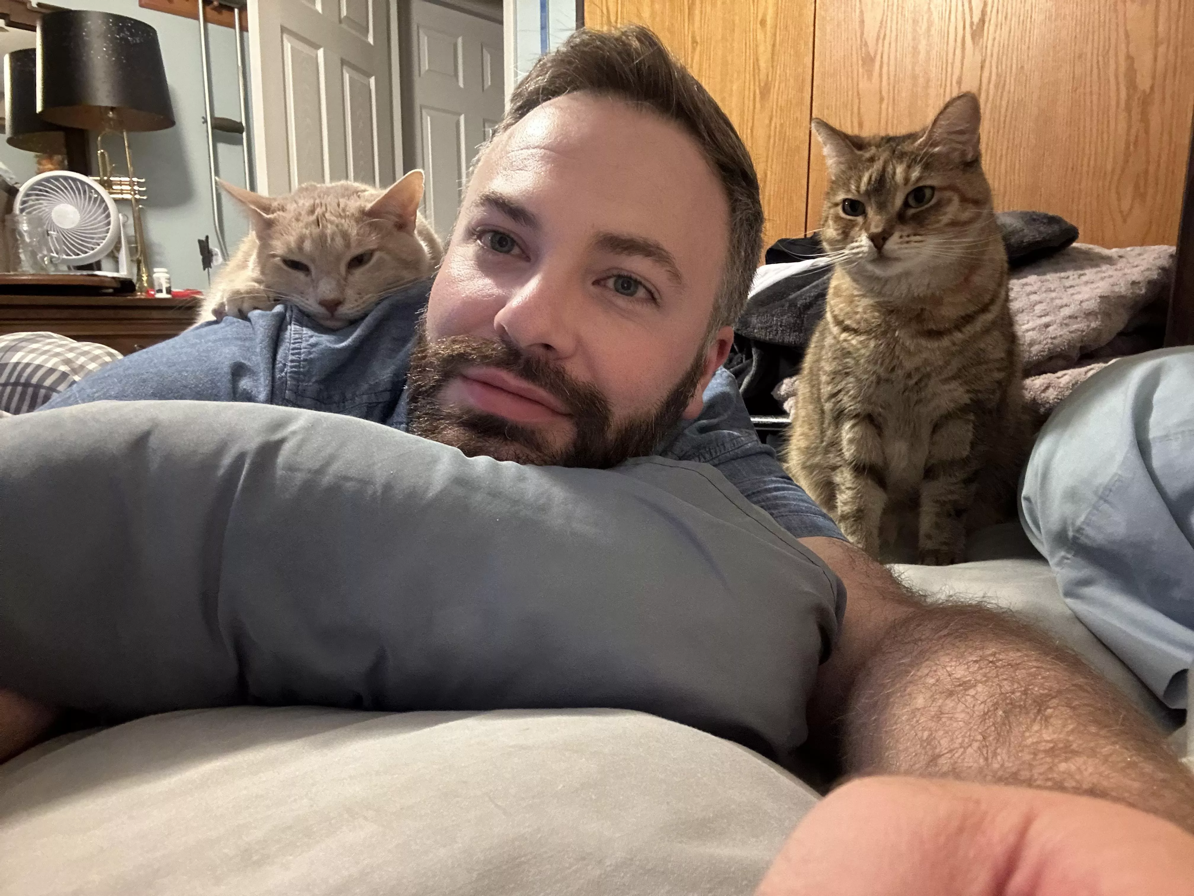 Family picture! Anyone else spend too much time getting pics with their fur babies?