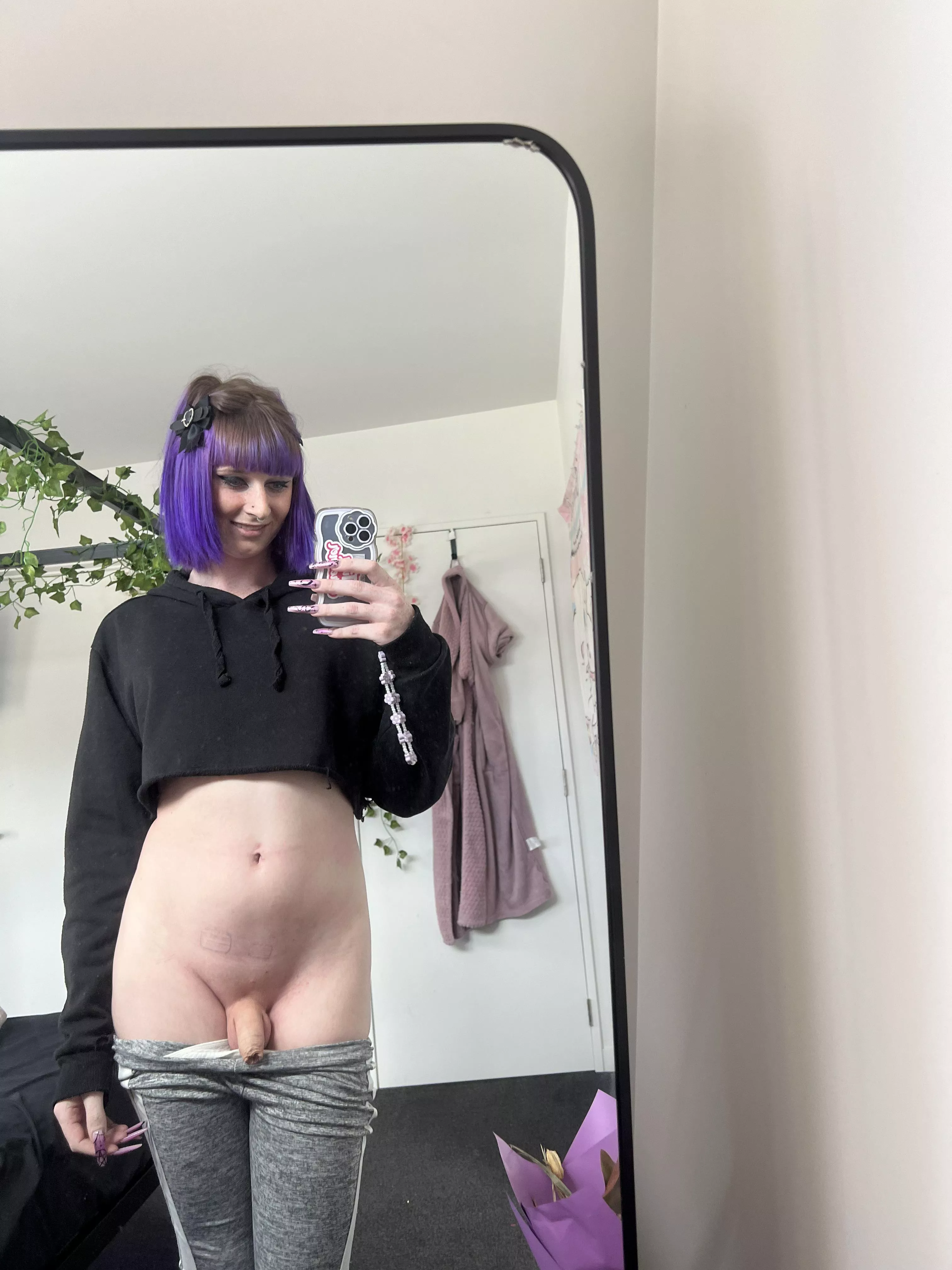 Goth girl with a little extra 😛