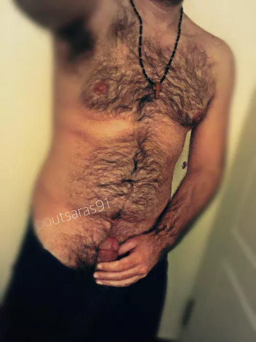 Hairy chest bro 